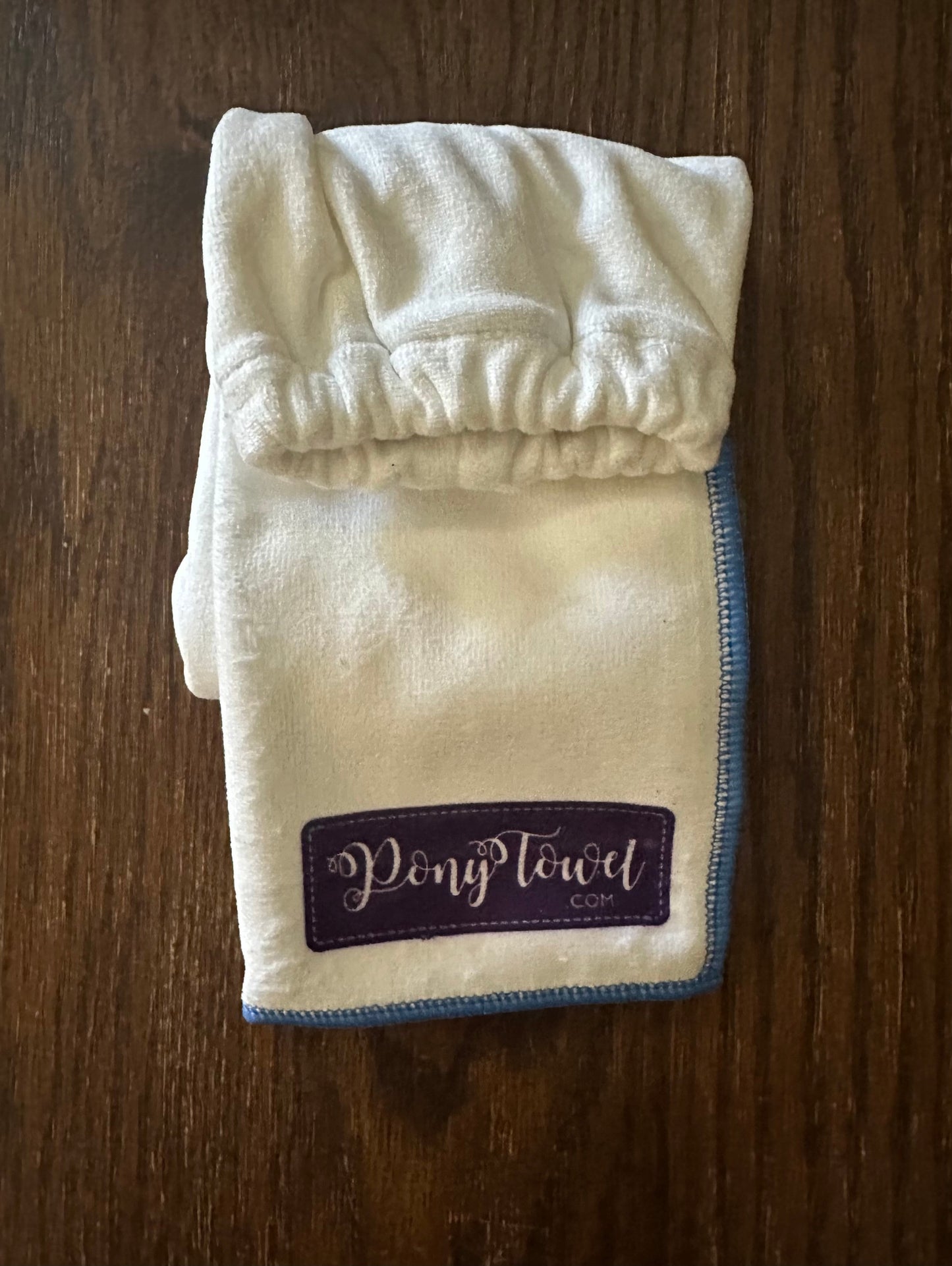 Gen 2 - The Patented Mini PonyTowel® Hair Drying Towel